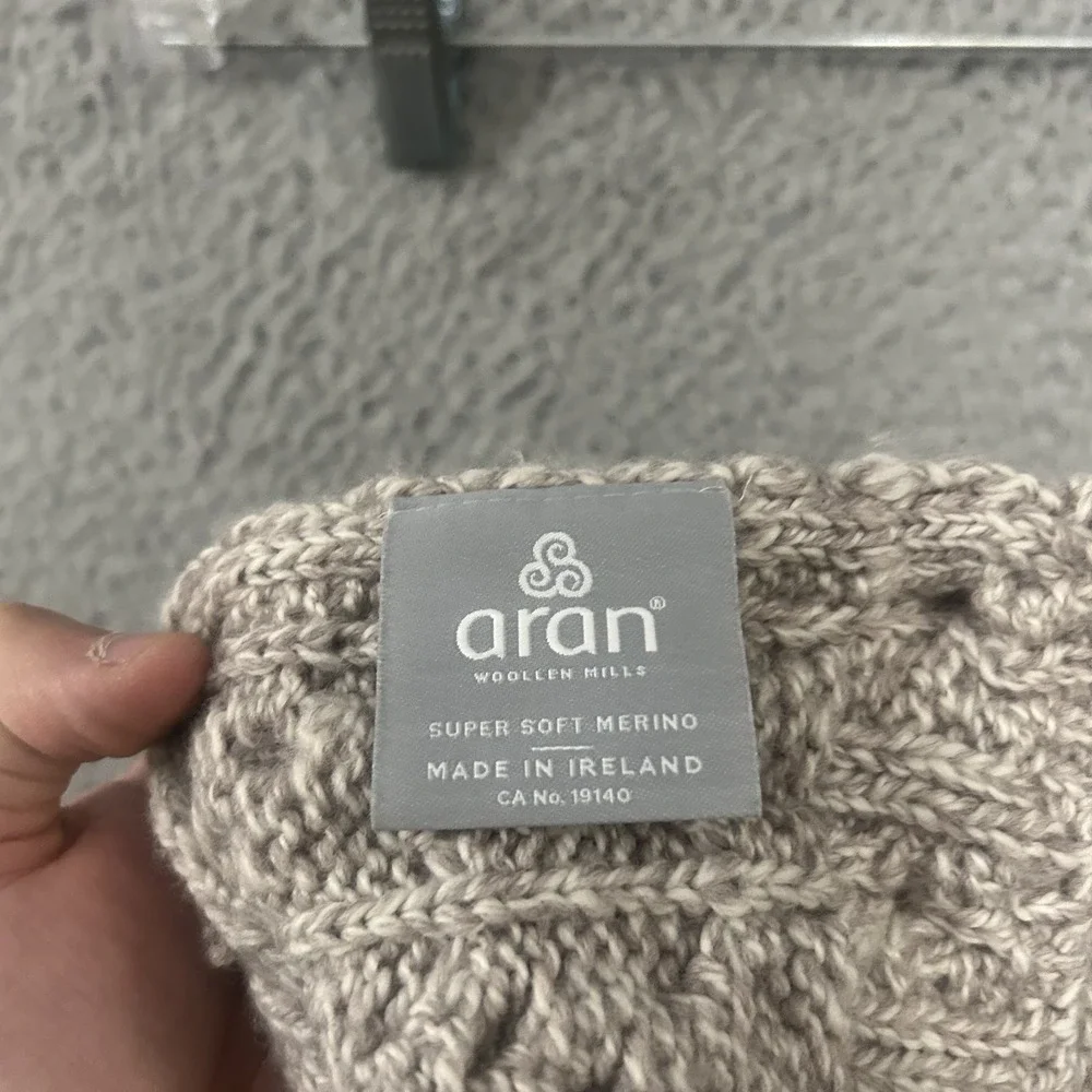 Aran Woollen Mills Head Band Womens Cable Knit Super Soft Merino Made In Ireland